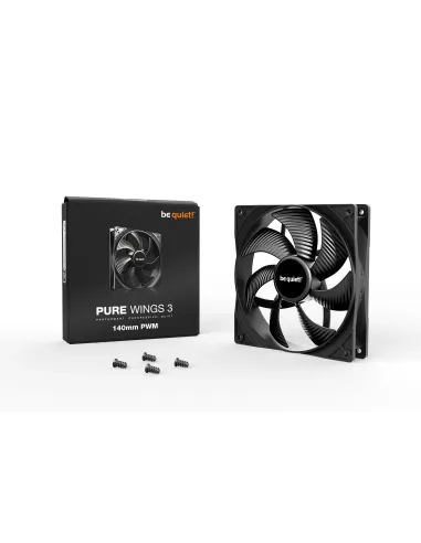 be quiet! Pure Wings 3 140mm PWM Carcasa del ordenador Ventilador 14 cm Negro 1 pieza(s)
