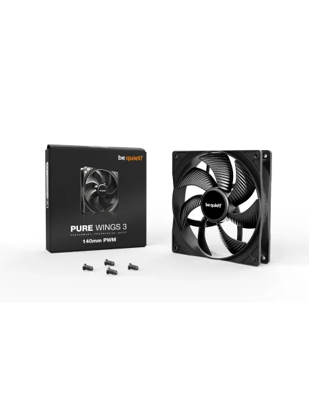 be quiet! Pure Wings 3 140mm PWM Carcasa del ordenador Ventilador 14 cm Negro 1 pieza(s)