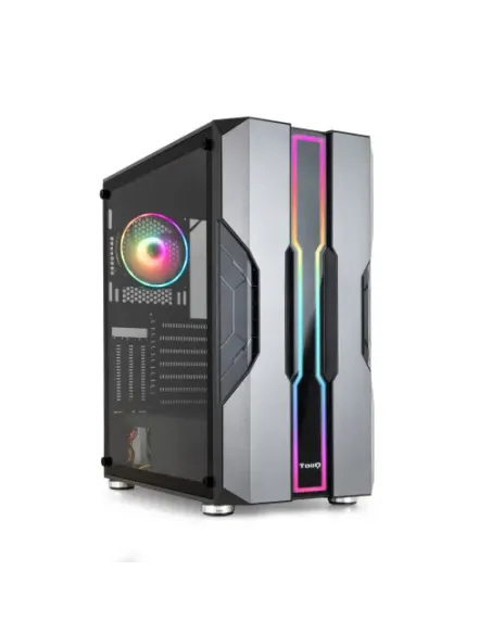 TooQ Caja Semitorre Gaming TQGCC103-B “NIGHTCITY” Negra