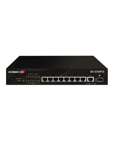 Edimax GS-5210PLG Switch 10xGbE LR PoE+ (1xSFP)