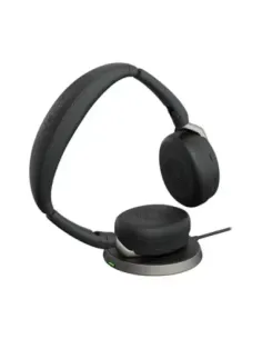 Auriculares jabra evolve2 65 flex uc stereo inalambrico negro