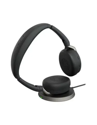 Auriculares jabra evolve2 65 flex uc stereo inalambrico negro