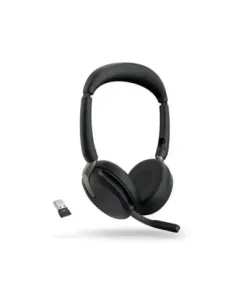 Auriculares jabra evolve2 65 flex uc stereo inalambrico negro