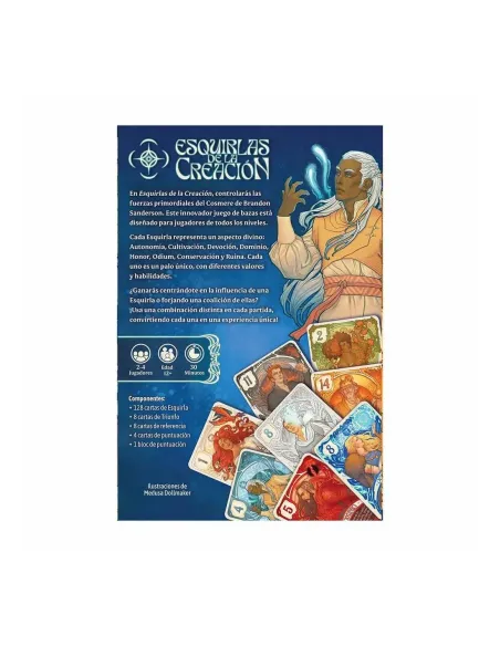 Juego de mesa esquirlas de la creación