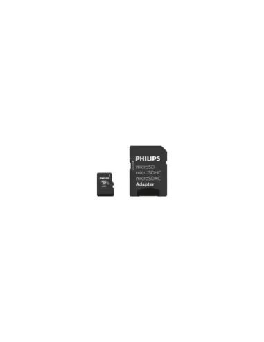 Tarjeta memoria micro sdxc philips 64gb clase 10 + adaptador sd