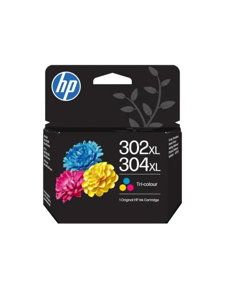 HP Cartucho de Tinta Original HP 302XL/304XL tricolor