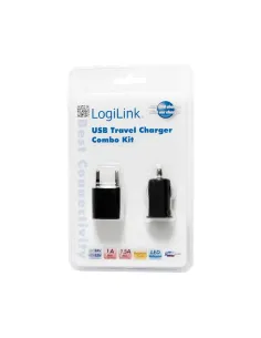 LogiLink PA0076 adaptador e inversor de corriente Auto Interior Negro 2