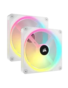 Corsair CO-9051008-WW sistema de refrigeración para ordenador Carcasa del ordenador Ventilador 14 cm Blanco 2 pieza(s)