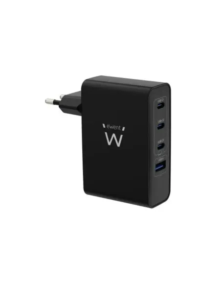 EWENT Cargador Gan Fast 100W 4 USB