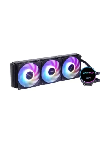 Kit refrigeracion liquida unykach aquastorm neo 360 argb 3x 120mm negro