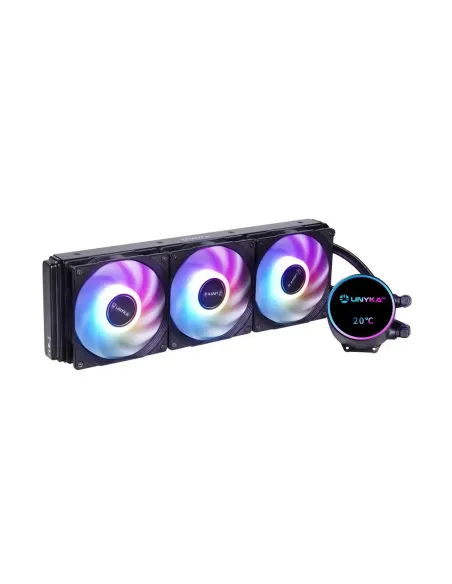 Kit refrigeracion liquida unykach aquastorm neo 360 argb 3x 120mm negro