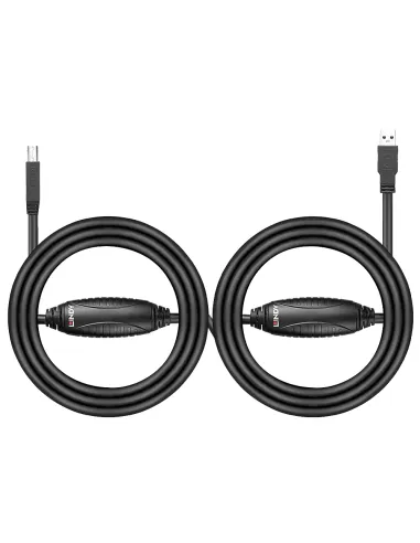 Lindy 43098 cable USB USB 3.2 Gen 1 (3.1 Gen 1) 10 m USB A USB B 5 Gbit s Negro
