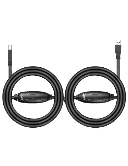 Lindy 43098 cable USB USB 3.2 Gen 1 (3.1 Gen 1) 10 m USB A USB B 5 Gbit s Negro