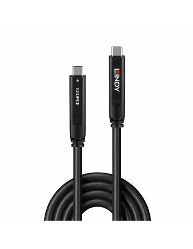Lindy 43399 cable USB USB 3.2 Gen 1 (3.1 Gen 1) 15 m USB C 5 Gbit s 60 W Negro