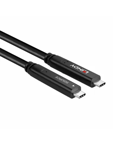 Lindy 43399 cable USB USB 3.2 Gen 1 (3.1 Gen 1) 15 m USB C 5 Gbit s 60 W Negro