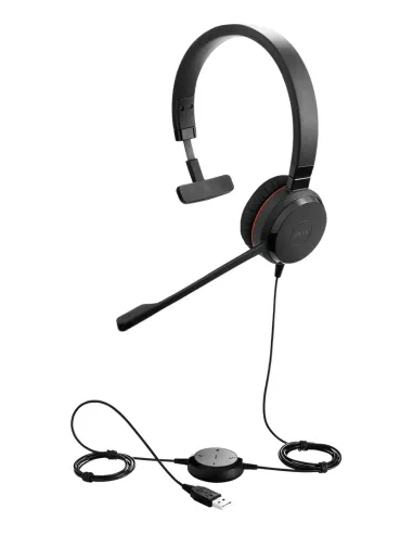 Jabra Evolve 30 II Auriculares Alámbrico Diadema Oficina Centro de llamadas USB Type-C   USB Type-A Negro
