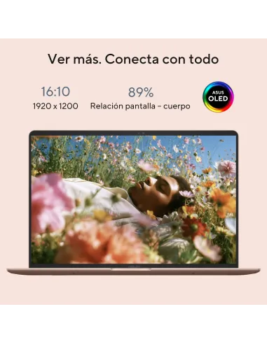 ASUS Zenbook 14 OLED UX3480KA-U2218W Copilot+ PC Copilot+ PC - Ordenador Portátil " WUXGA (AMD Ryzen AI 7 345, 16GB RAM, 512GB
