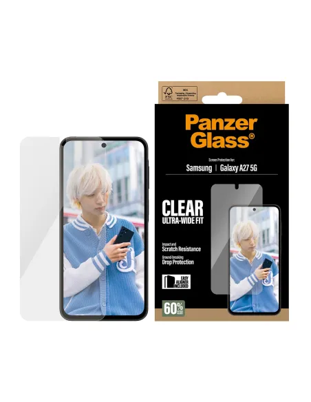 PanzerGlass ® Screen Protector Samsung Galaxy A27 5G | Ultra-Wide Fit w. EasyAligner Protector de pantalla 1 pieza(s)