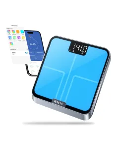 Renpho Elis Chroma Rectángulo Negro, Acero inoxidable Báscula personal electrónica 2