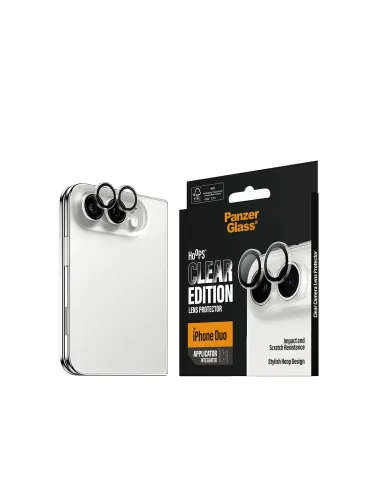 PanzerGlass ® Hoops® Camera Lens Protector Transparent iPhone Duo Protector de pantalla Apple 1 pieza(s)