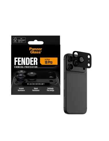 PanzerGlass ® Fender Camera Lens Protector Blackcurrant iPhone 18 Pro Protector de pantalla 1 pieza(s)