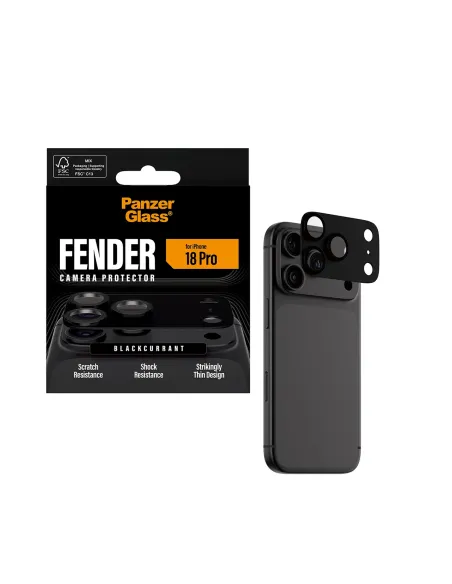 PanzerGlass ® Fender Camera Lens Protector Blackcurrant iPhone 18 Pro Protector de pantalla 1 pieza(s)