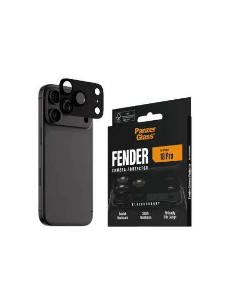 PanzerGlass ® Fender Camera Lens Protector Blackcurrant iPhone 18 Pro Protector de pantalla 1 pieza(s)