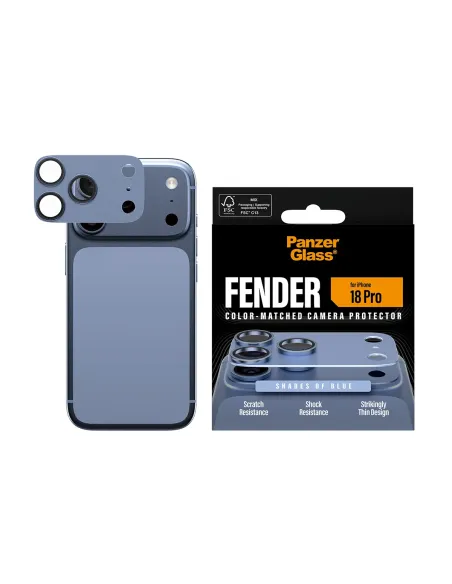 PanzerGlass ® Fender Camera Lens Protector Shades of Blue iPhone 18 Pro Protector de pantalla 1 pieza(s)