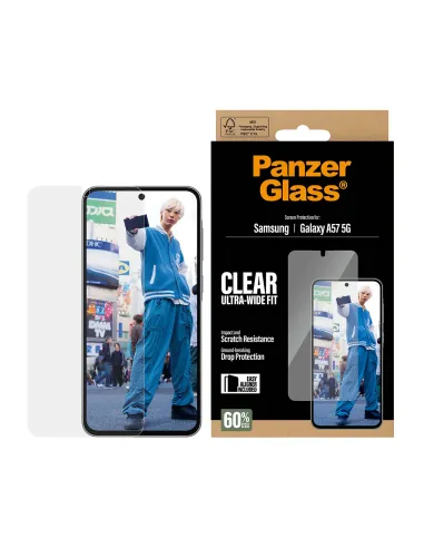 PanzerGlass ® Screen Protector Samsung Galaxy A57 5G | Ultra-Wide Fit w. EasyAligner Protector de pantalla 1 pieza(s)