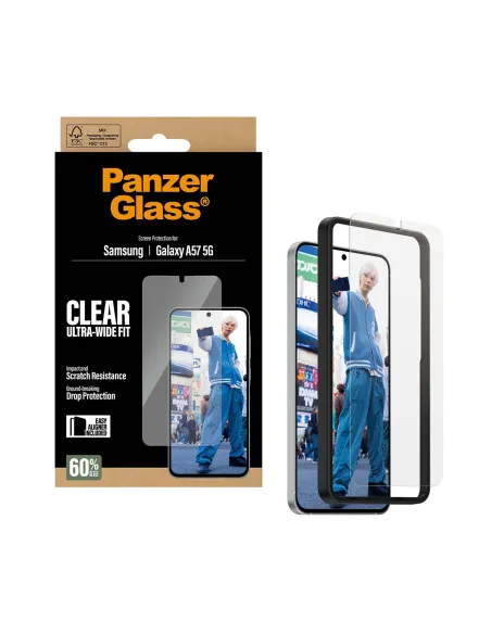 PanzerGlass ® Screen Protector Samsung Galaxy A57 5G | Ultra-Wide Fit w. EasyAligner Protector de pantalla 1 pieza(s)