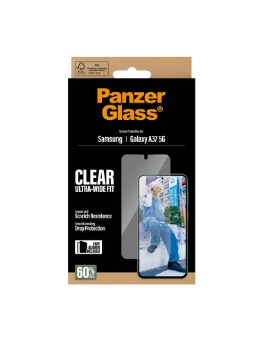 PanzerGlass ® Screen Protector Samsung Galaxy A37 5G | Ultra-Wide Fit w. EasyAligner Protector de pantalla 1 pieza(s)