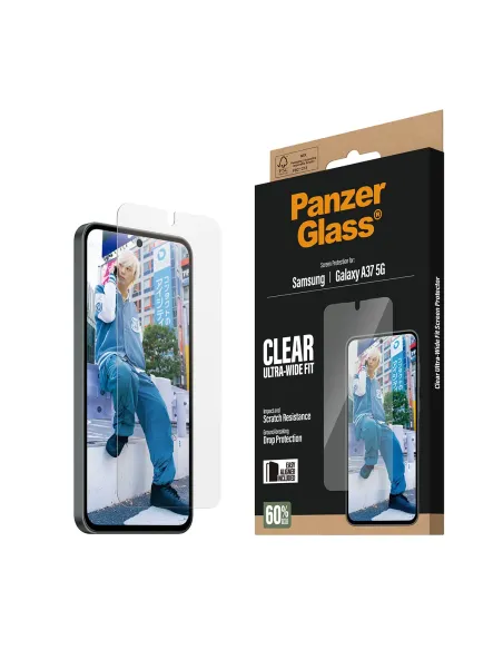 PanzerGlass ® Screen Protector Samsung Galaxy A37 5G | Ultra-Wide Fit w. EasyAligner Protector de pantalla 1 pieza(s)