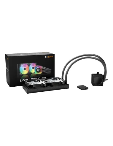 be quiet! LIGHT LOOP IO LCD | 240mm Procesador Sistema de refrigeración líquida todo en uno 12 cm Negro 1 pieza(s)