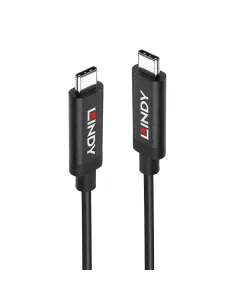 Lindy 43308 cable USB USB 3.2 Gen 2 (3.1 Gen 2) 5 m USB C 10 Gbit s 60 W Negro