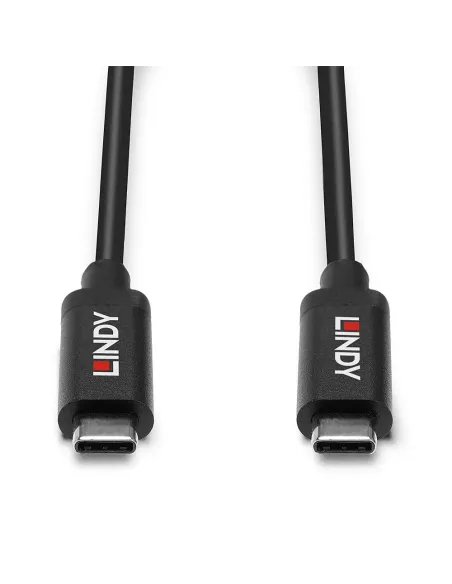 Lindy 43308 cable USB USB 3.2 Gen 2 (3.1 Gen 2) 5 m USB C 10 Gbit s 60 W Negro