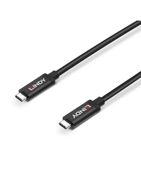 Lindy 43308 cable USB USB 3.2 Gen 2 (3.1 Gen 2) 5 m USB C 10 Gbit s 60 W Negro
