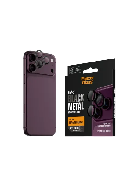 PanzerGlass ® Hoops® Camera Lens Protector Black iPhone 18 Pro | 18 Pro Max Protector de pantalla 1 pieza(s)