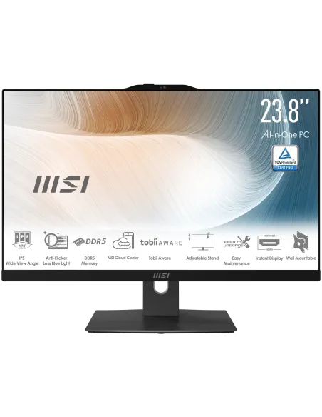 MSI Modern AM242TP 1M-1227EU Intel Core 5 120U 60,5 cm (23.8") 1920 x 1080 Pixeles Pantalla táctil PC todo en uno 8 GB