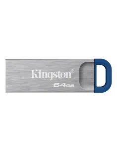Kingston Technology DataTraveler 64GB ® Kyson, USB 3.2 Gen 1 metálico, 220 MB s