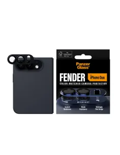 PanzerGlass ® Fender Camera Lens Protector Midnight iPhone Duo Protector de pantalla Apple 1 pieza(s) 2