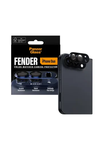 PanzerGlass ® Fender Camera Lens Protector Midnight iPhone Duo Protector de pantalla Apple 1 pieza(s)
