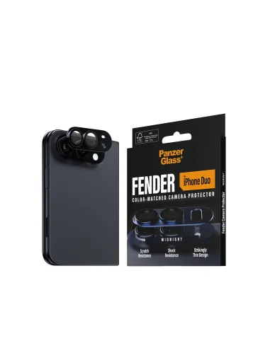 PanzerGlass ® Fender Camera Lens Protector Midnight iPhone Duo Protector de pantalla Apple 1 pieza(s)