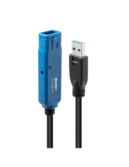 Lindy 43158 cable USB USB 3.2 Gen 1 (3.1 Gen 1) 8 m USB A 5 Gbit s Negro