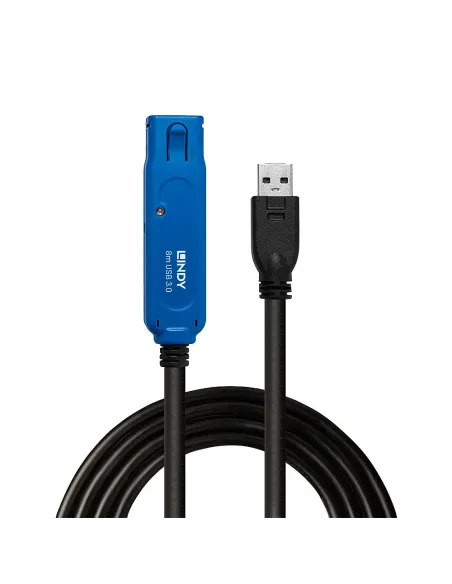 Lindy 43158 cable USB USB 3.2 Gen 1 (3.1 Gen 1) 8 m USB A 5 Gbit s Negro