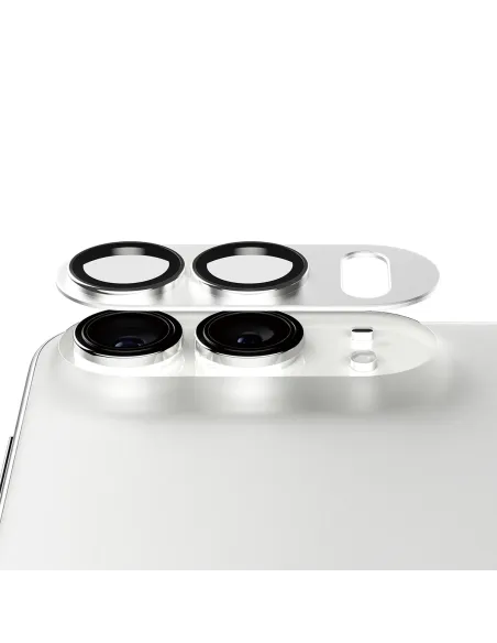 PanzerGlass ® Fender Camera Lens Protector Silver iPhone Duo Protector de pantalla Apple 1 pieza(s)