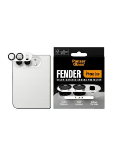 PanzerGlass ® Fender Camera Lens Protector Silver iPhone Duo Protector de pantalla Apple 1 pieza(s) 2
