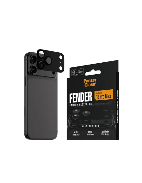 PanzerGlass ® Fender Camera Lens Protector Blackcurrant iPhone 18 Pro Max Protector de pantalla 1 pieza(s)