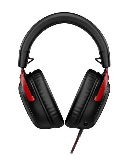 HP HyperX Cloud III - Auriculares gaming (negro-rojo)