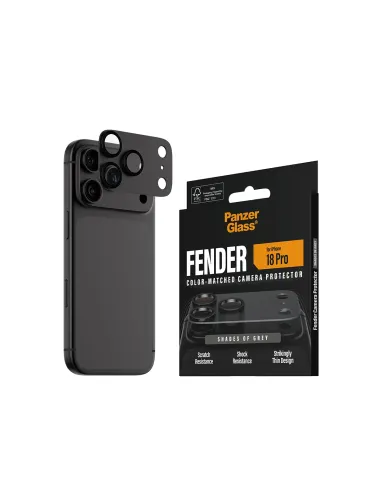PanzerGlass ® Fender Camera Lens Protector Shades of Grey iPhone 18 Pro Protector de pantalla 1 pieza(s)