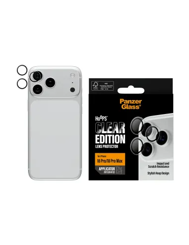PanzerGlass ® Hoops® Camera Lens Protector Transparent iPhone 18 Pro | 18 Pro Max Protector de pantalla 1 pieza(s)